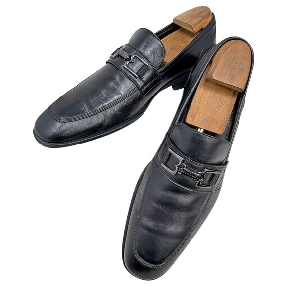Bruno Magli Fermo Black Nappa‎ Leather Horsebit Loafers main image 7